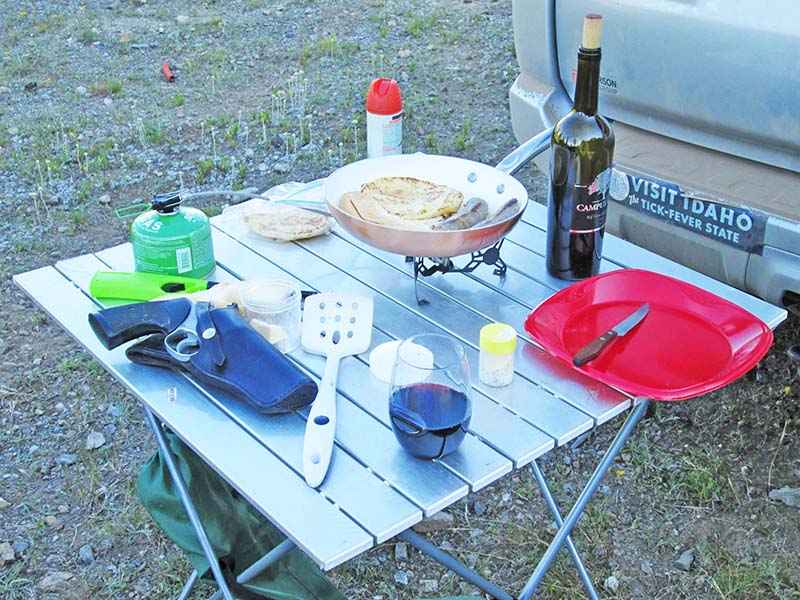 4.-The-authors-first-night-camp-dinner-table-near-Gilmore-in-2019