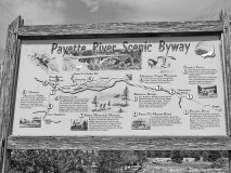 Payette River Scenic Byway, Historical Marker, Cascade, Idano